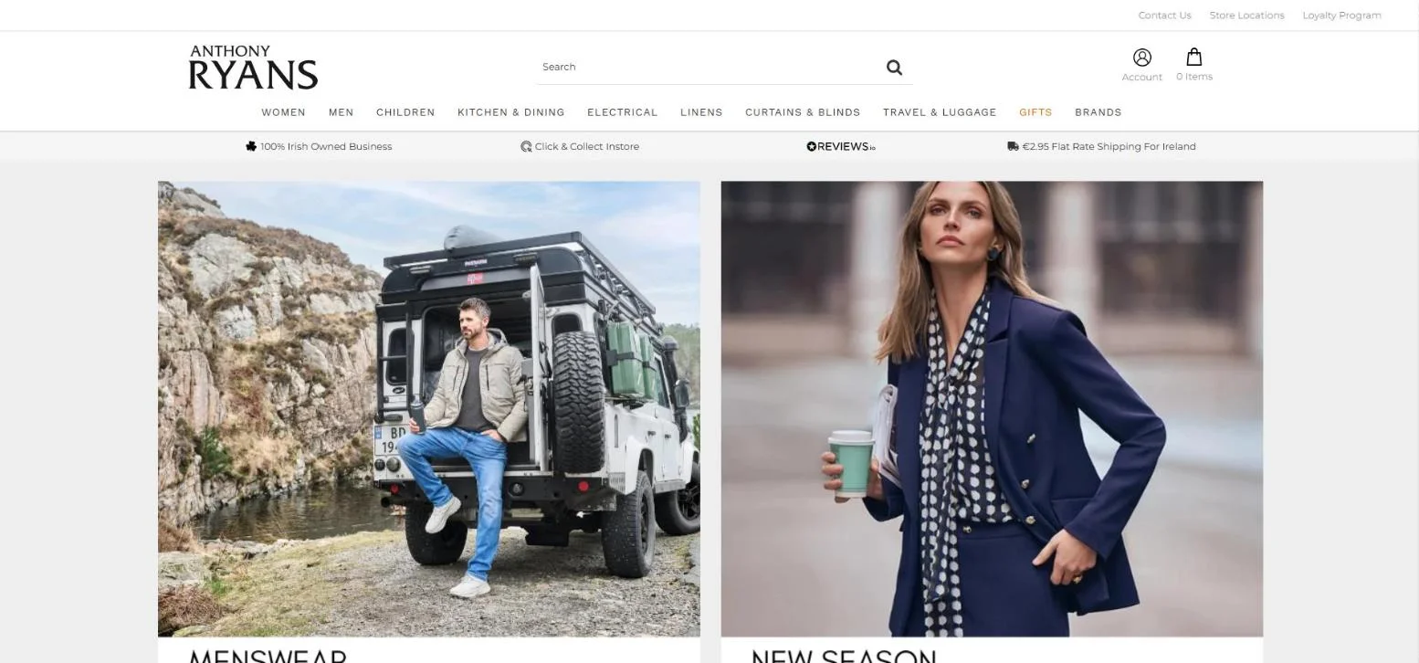 Anthony Ryans · Homepage