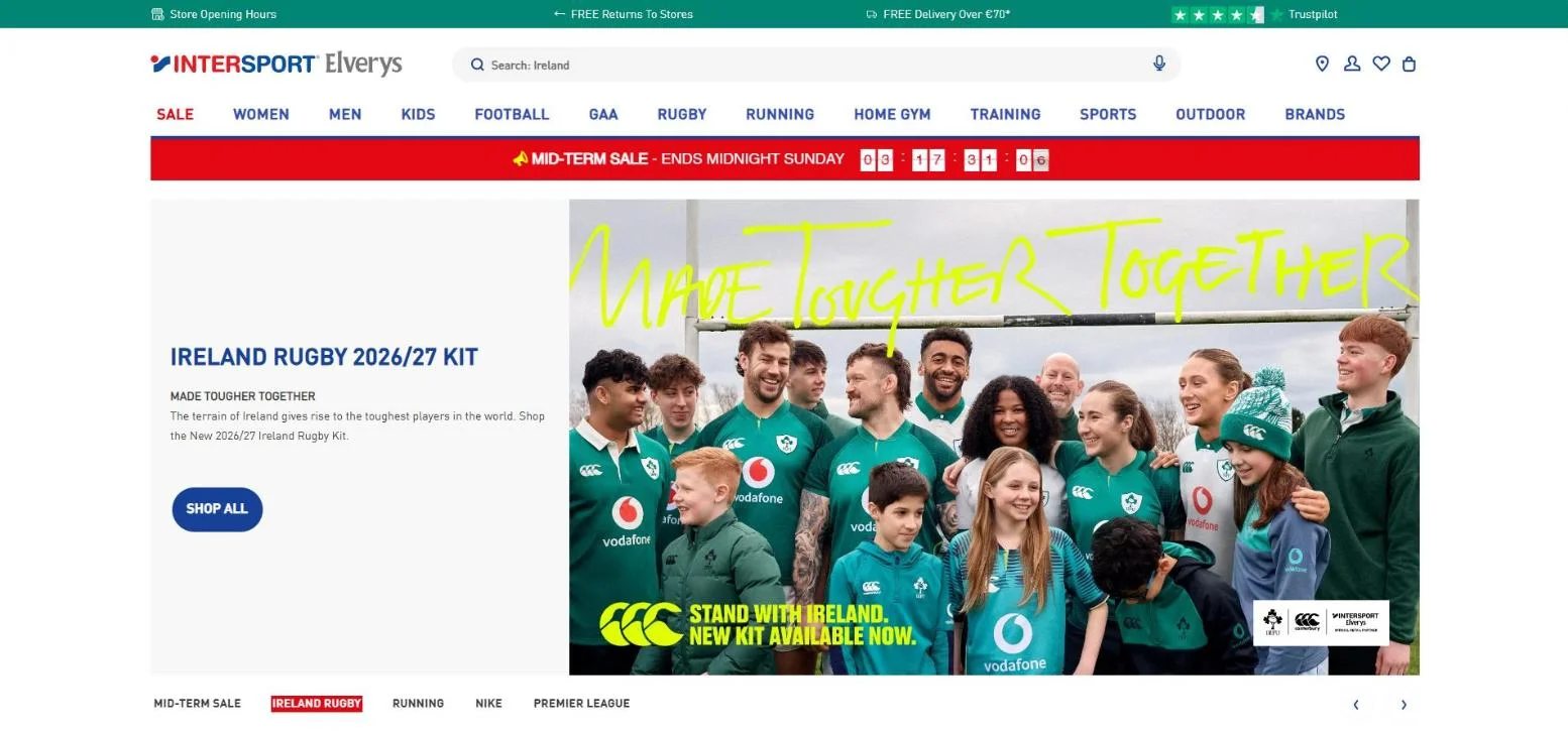 Intersport Elverys · Homepage
