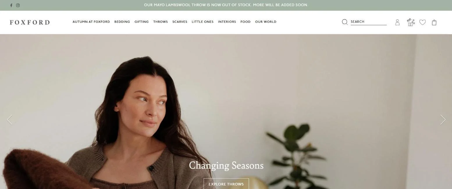 Foxford · Homepage
