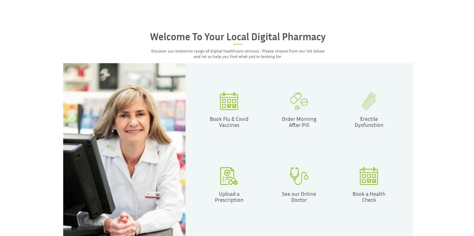 McCabes Pharmacy · Online pharmacy services · January 2024, via the web archive