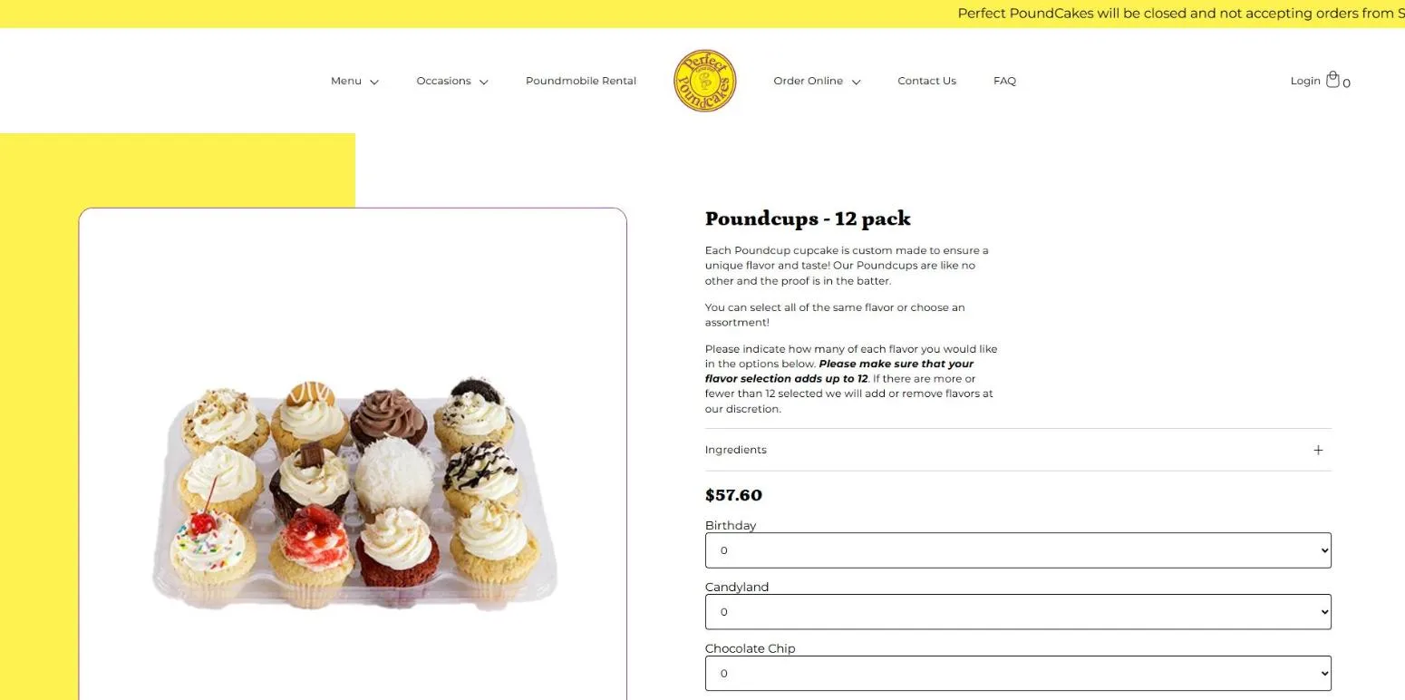 Perfect Pound Cakes · Product page